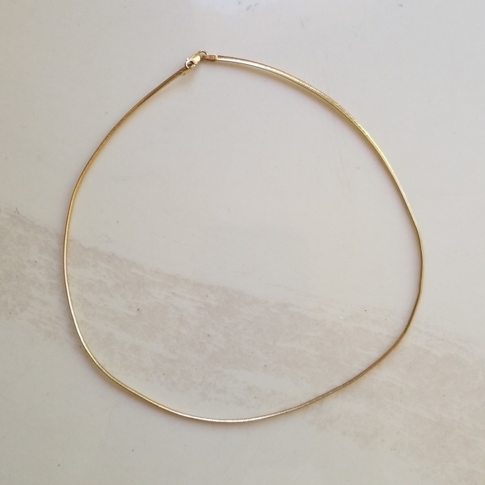 14k Thin Rope Necklace